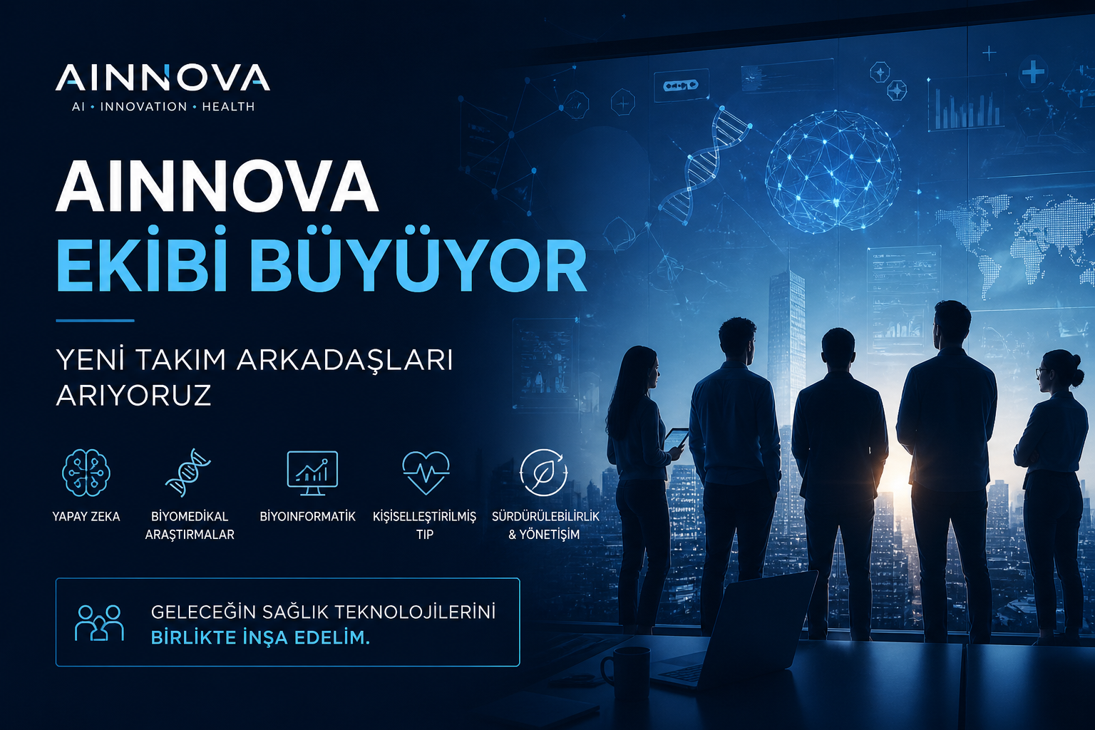 AINNOVA’da Kariyer | Yapay Zeka ve Sağlık İnovasyonuna Katılın